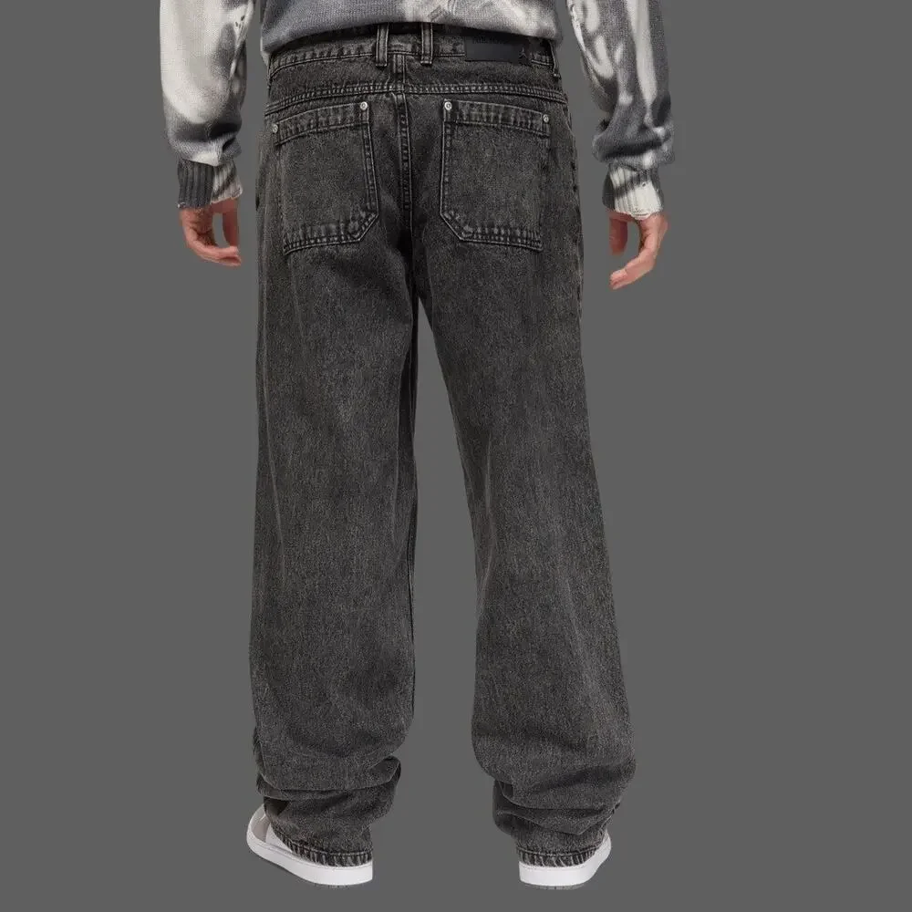 Nike Air Jordan Loose Fit Denim Pants Black Size 32 NWT